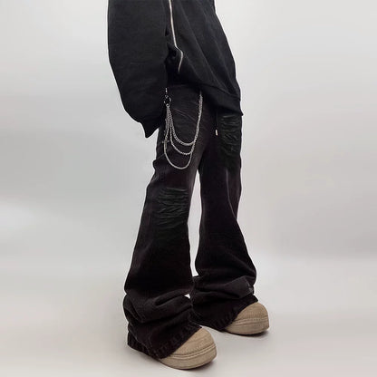 WN23974 UUCSCC hip-hop trendy brand double-chain stainless steel trouser chain hanging chain ins clothing accessories personalized waist chain bag bag charm WN23974