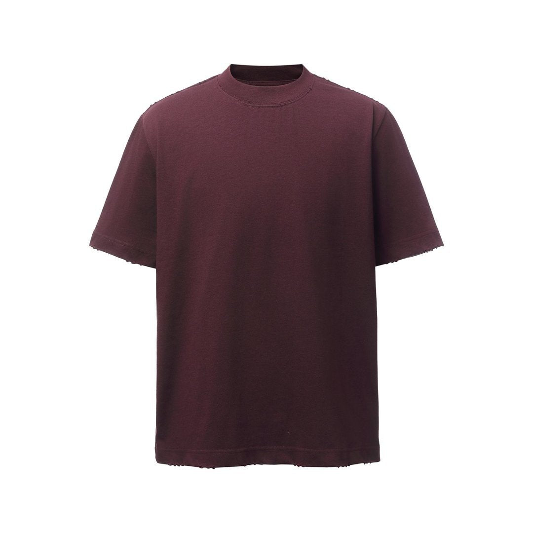 Heavyweight Washed Damage Short Sleeve T-Shirt WN25987