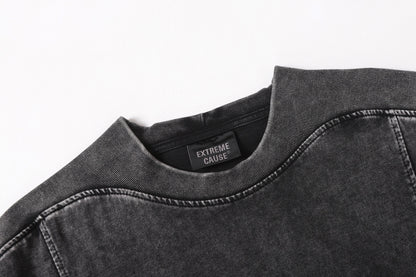 Washed Panel Short Sleeve T-Shirt WN25758