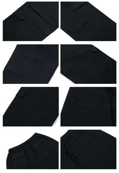 Multi Pocket Panel Wide Leg Cargo Pants WN26194