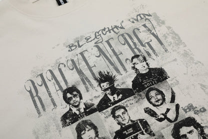 Oversize Graphic Design Short Sleeve T-Shirt WN14121