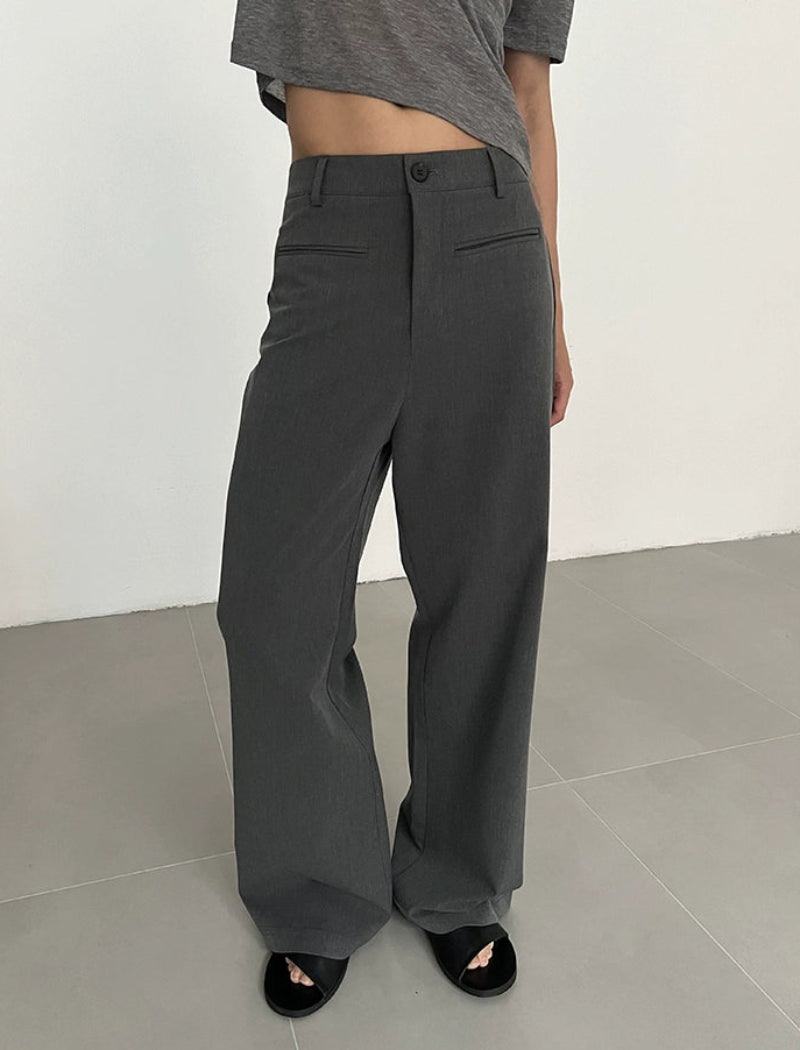 High-Waist Flare Trousers WN21512