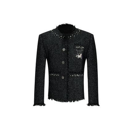 Pearl Embellished Short Jacket WN10567