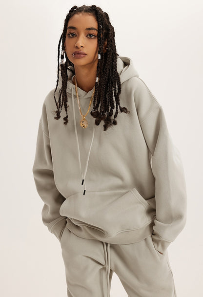 Fleece Linning Oversize Hoodie & Fleece Linning Sweatpants WN9945