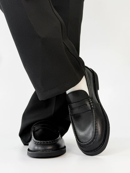 Soft Sole Design Leather Coin Loffer WN19164