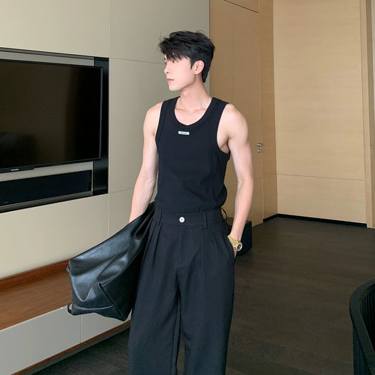 Wrinkle-Free Easy-Care Sleeveless T-Shirt WN20479