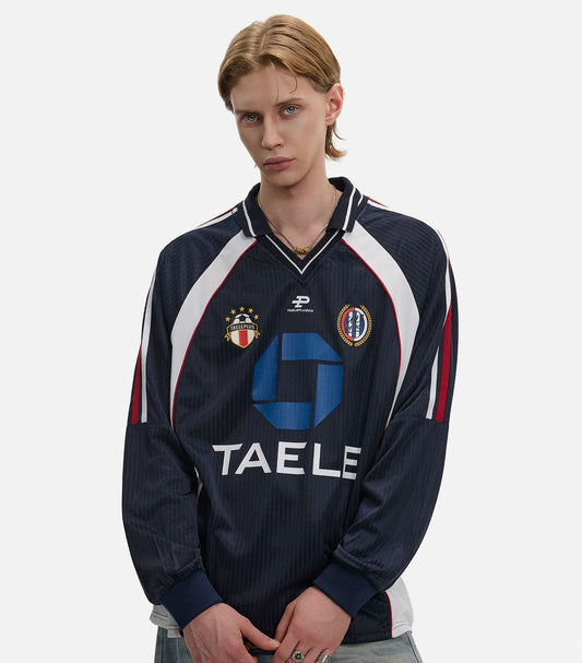 V-Neck Sporty Long Sleeve Sweatshirt WN21436