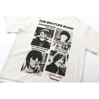 Portrait Print Short Sleeve T-Shirt WN25903