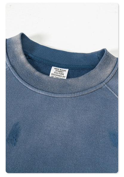 Washed Oversize Raglan-sleeve T-shirt WN6430