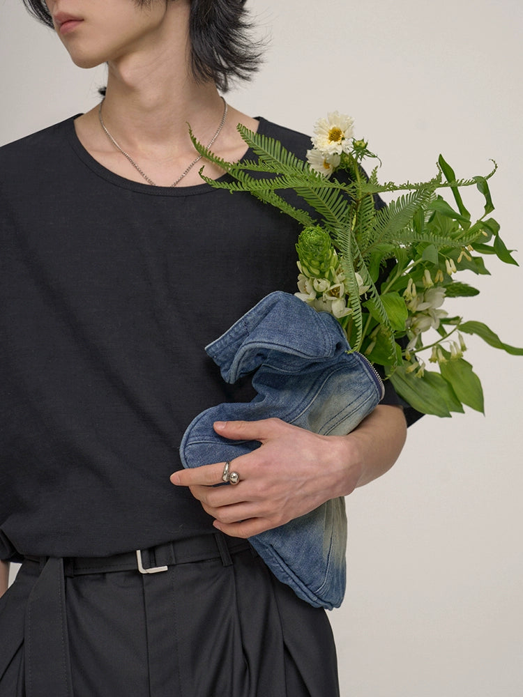 Solid Color Short Sleeve T-Shirt WN20264