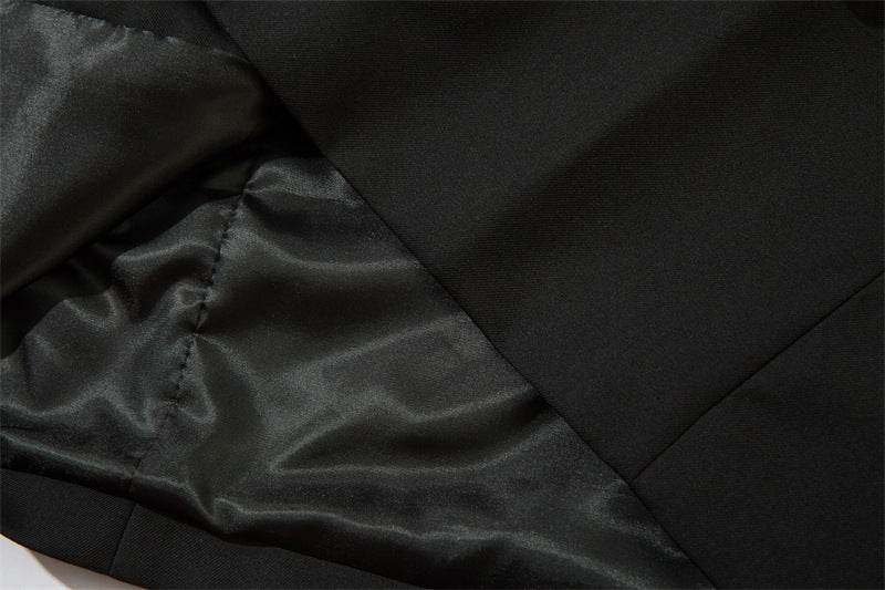 Double-Breasted Wide-Lapel Tailored Jacket WN11115