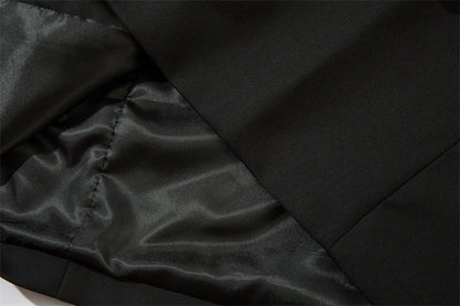 Double-Breasted Wide-Lapel Tailored Jacket WN11115