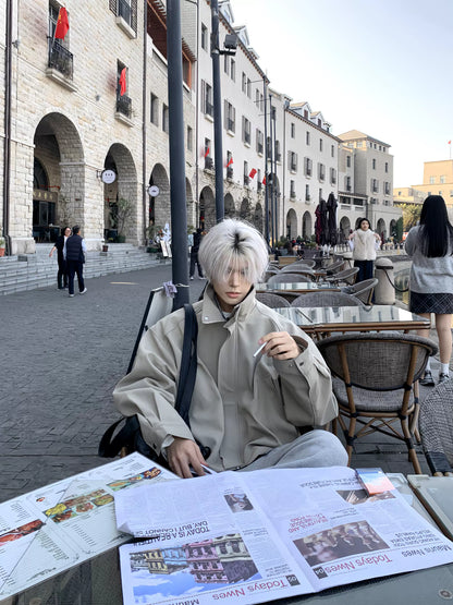 Heavyweight Stand-Neck Zipper Jacket WN19938