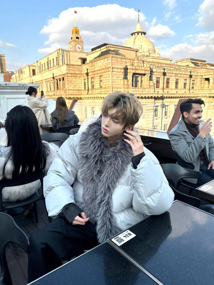 Fake Fur Oversize Thick Puffer Jacket WN20725