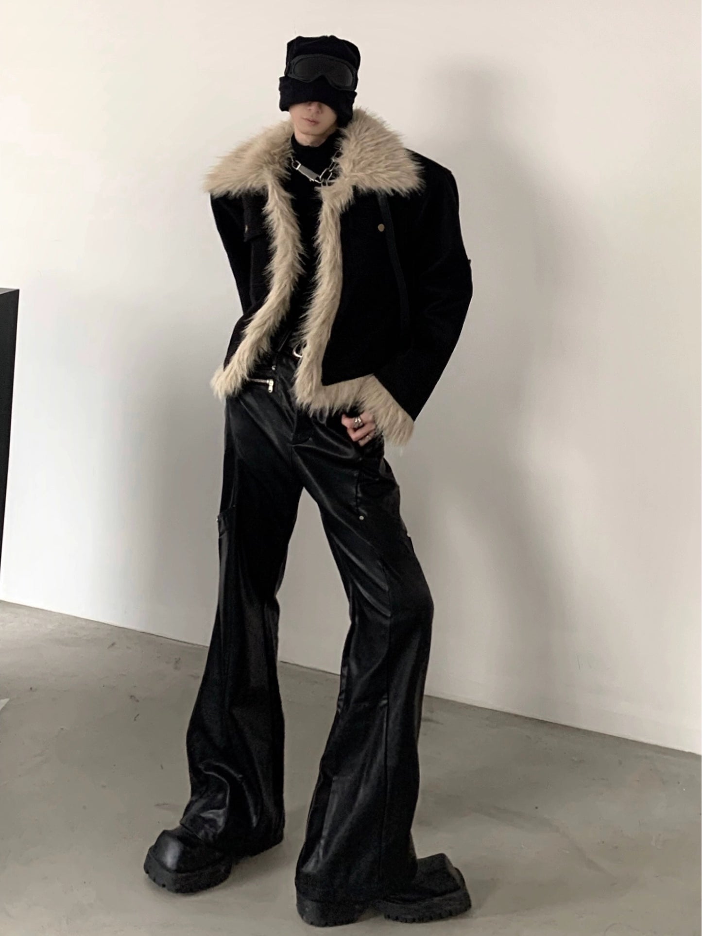 Fur Collar Design Thick Jacket WN9103