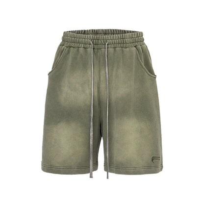 Gradient Washed Terry Cloth Short Pants WN12179