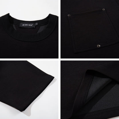 Studs Pocket Short Sleeve T-Shirt WN26964