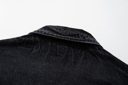 Washed Pocket Detail Denim Jacket WN27964