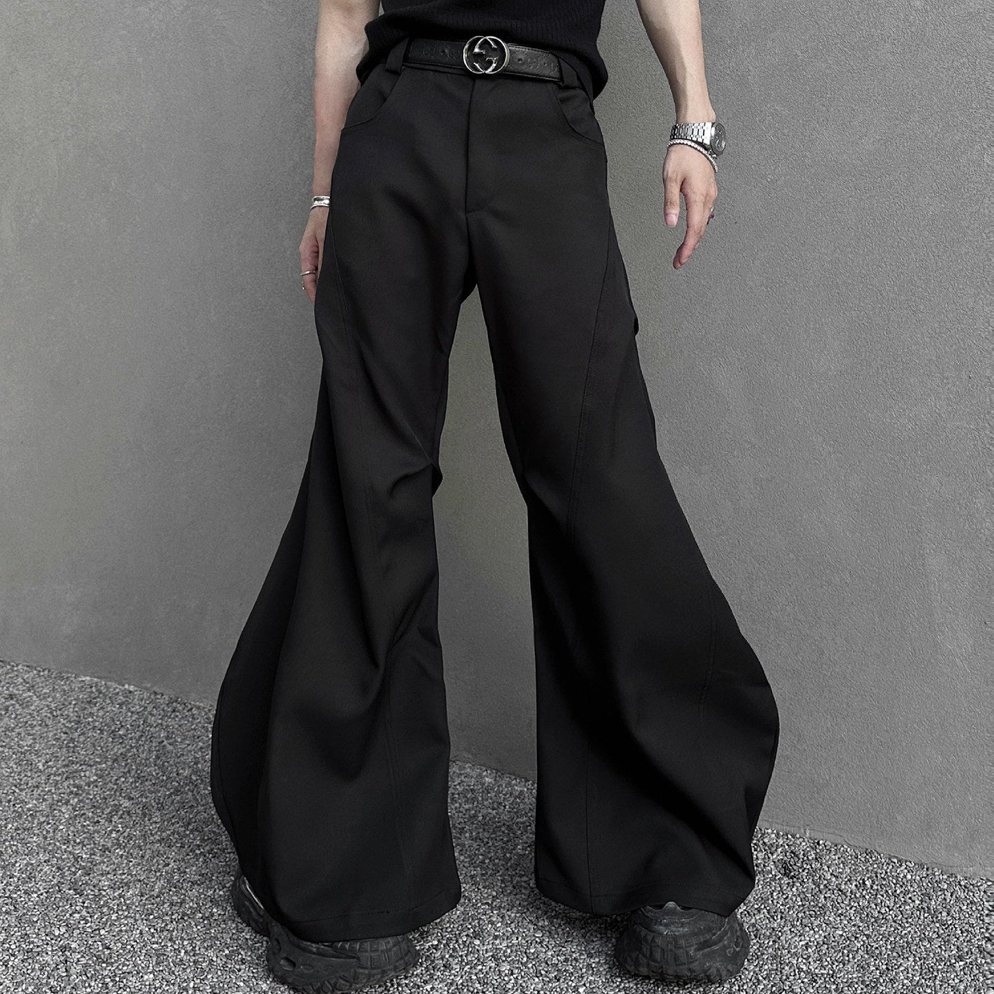 Wide Leg Flare Trousers WN25157