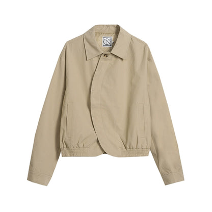 Curved Placket Short Jacket WN21657