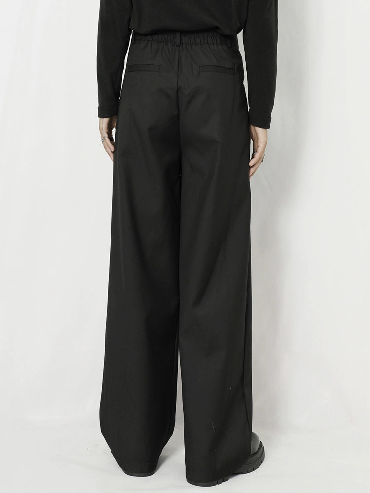 Pleats Straight Trousers WN20140