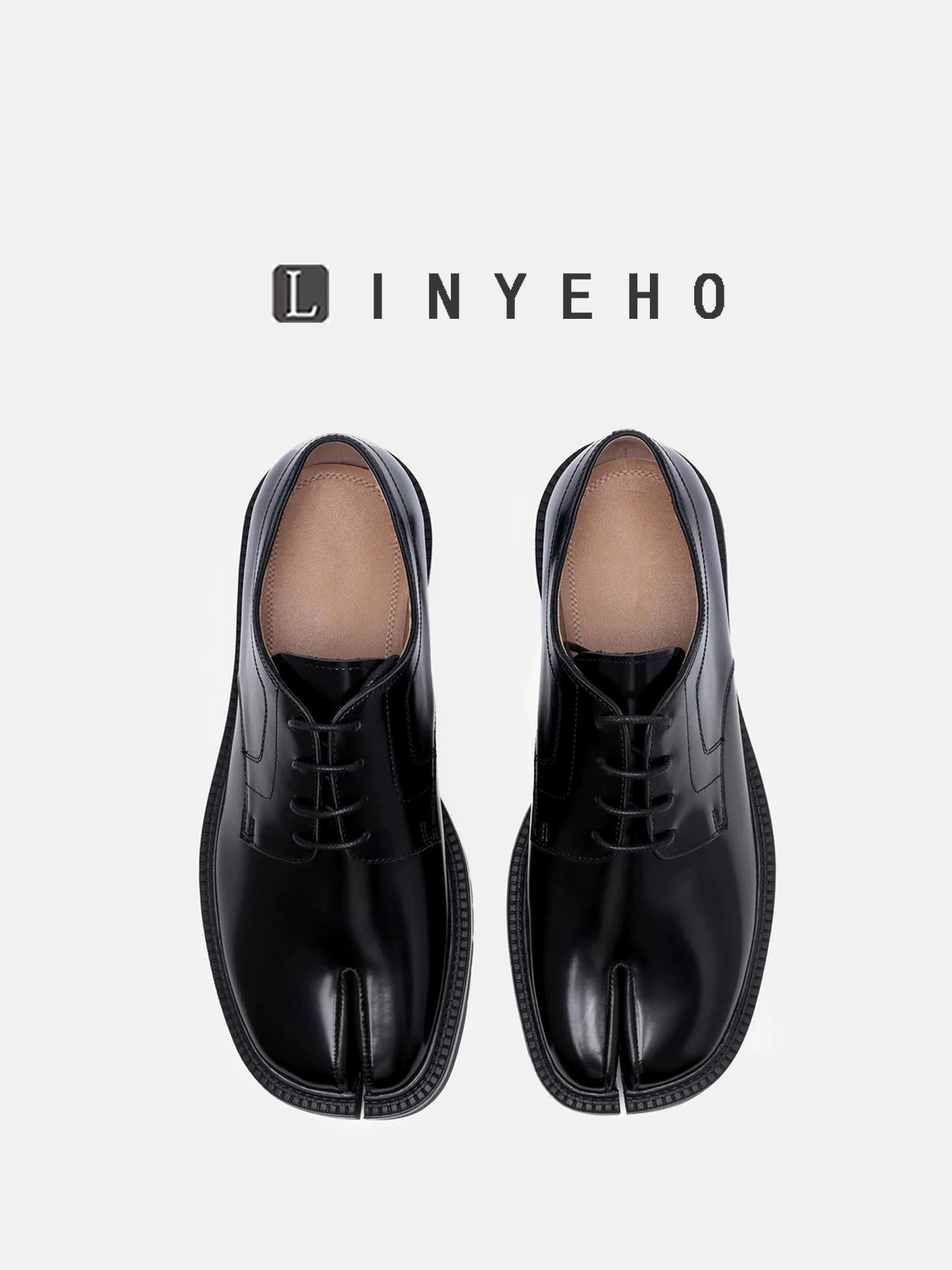 Split-Toe Platform Loafers WN20607