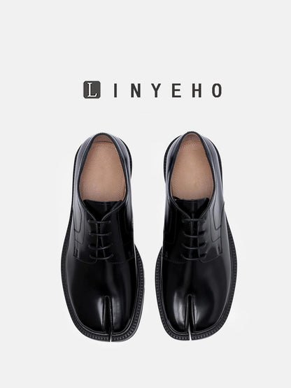 Split-Toe Platform Loafers WN20607