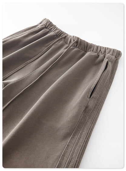 Washed Heavyweight Straight Leg Sweatpants WN6019