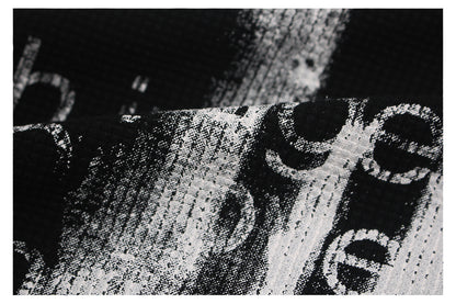 Studs Design Cross Art Print Short Sleeve T-Shirt WN26574