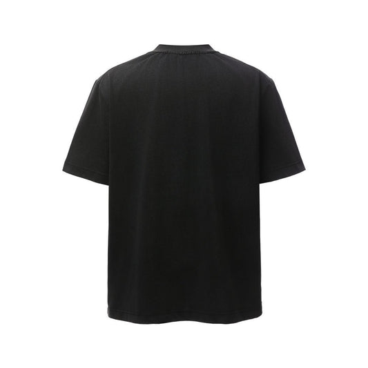 Necklece Design Heavyweight Washed Oversize Short Sleeve T-Shirt WN25730