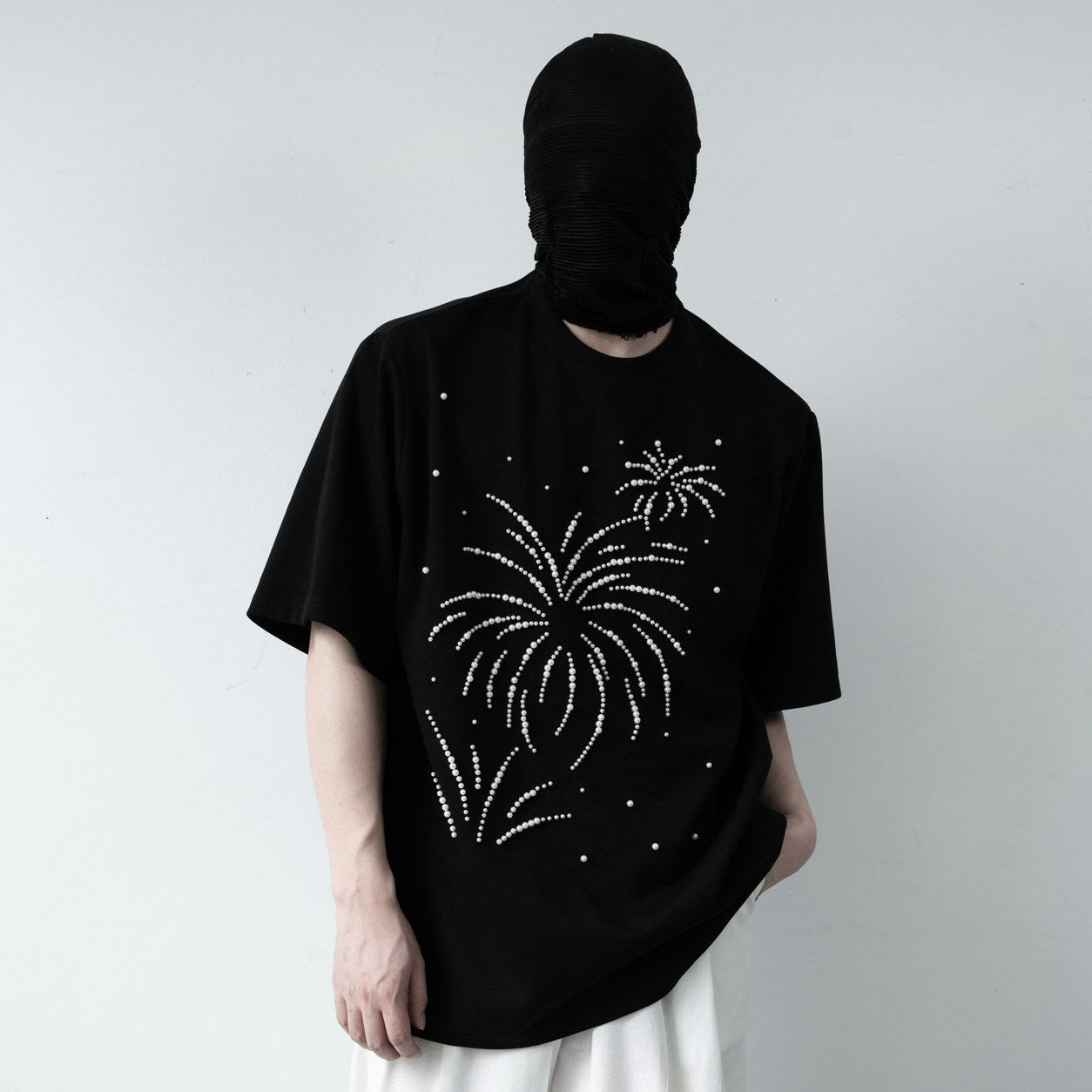 Firework Studs Design Short Sleeve T-Shirt WN23626