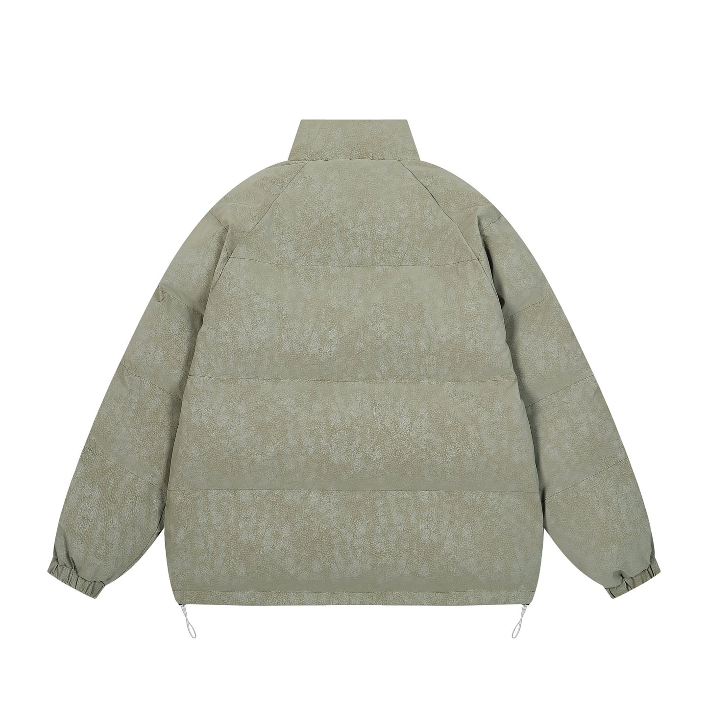 Letter Embroidery Stripe Puffer Jacket WN11494