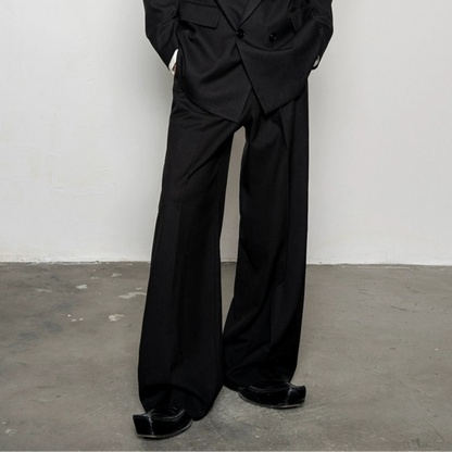 Wide Shoulder Tailored Jacket & Trousers Setup WN20880