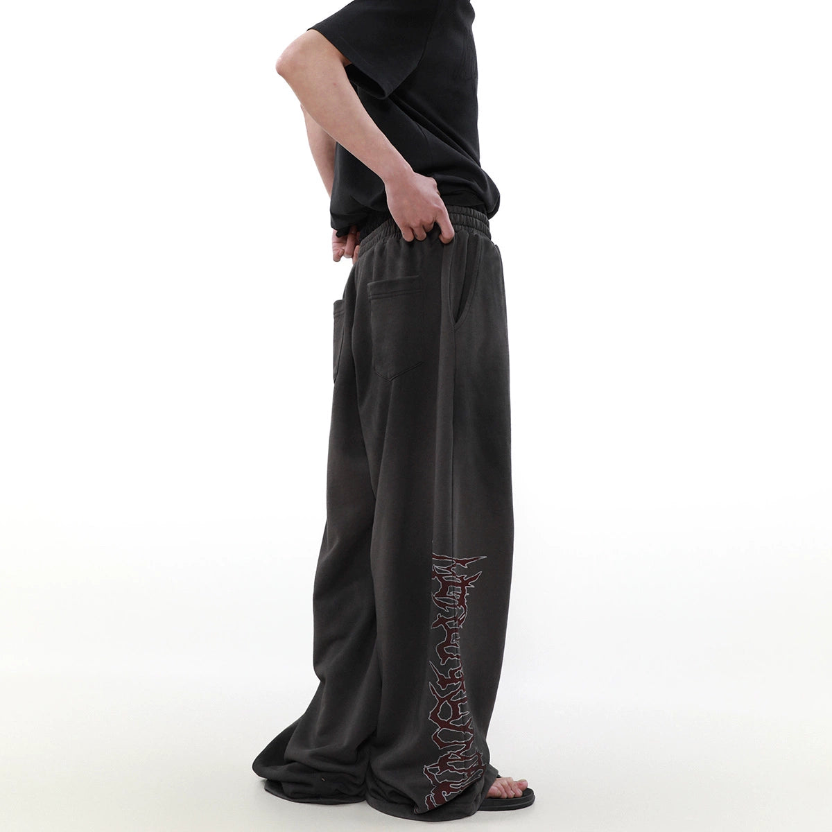 Wide-leg Straight Sweatpants WN4939