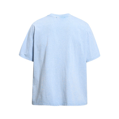 Washed Dog Graphic Cotton Oversize Short Sleeve T-Shirt WN25739