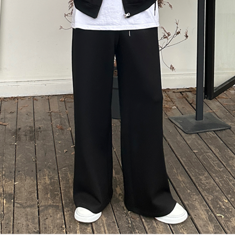 Zipper Hoodie & Wide Leg Sweatpants Setup WN25363