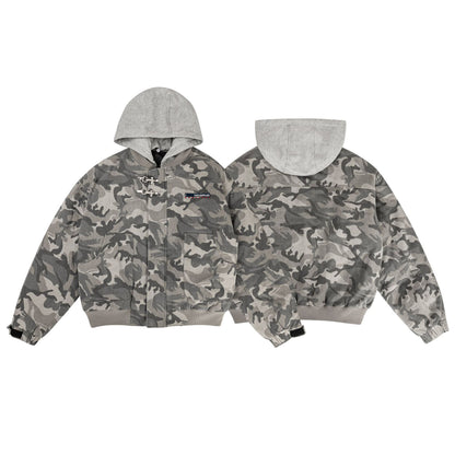 Camuflaje Chaqueta acolchada engrosada WN11313