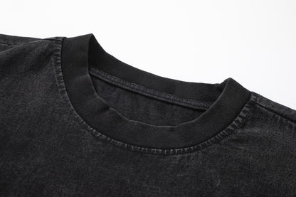 Washed Gothic Graphic Sleeveless T-Shirt WN26949