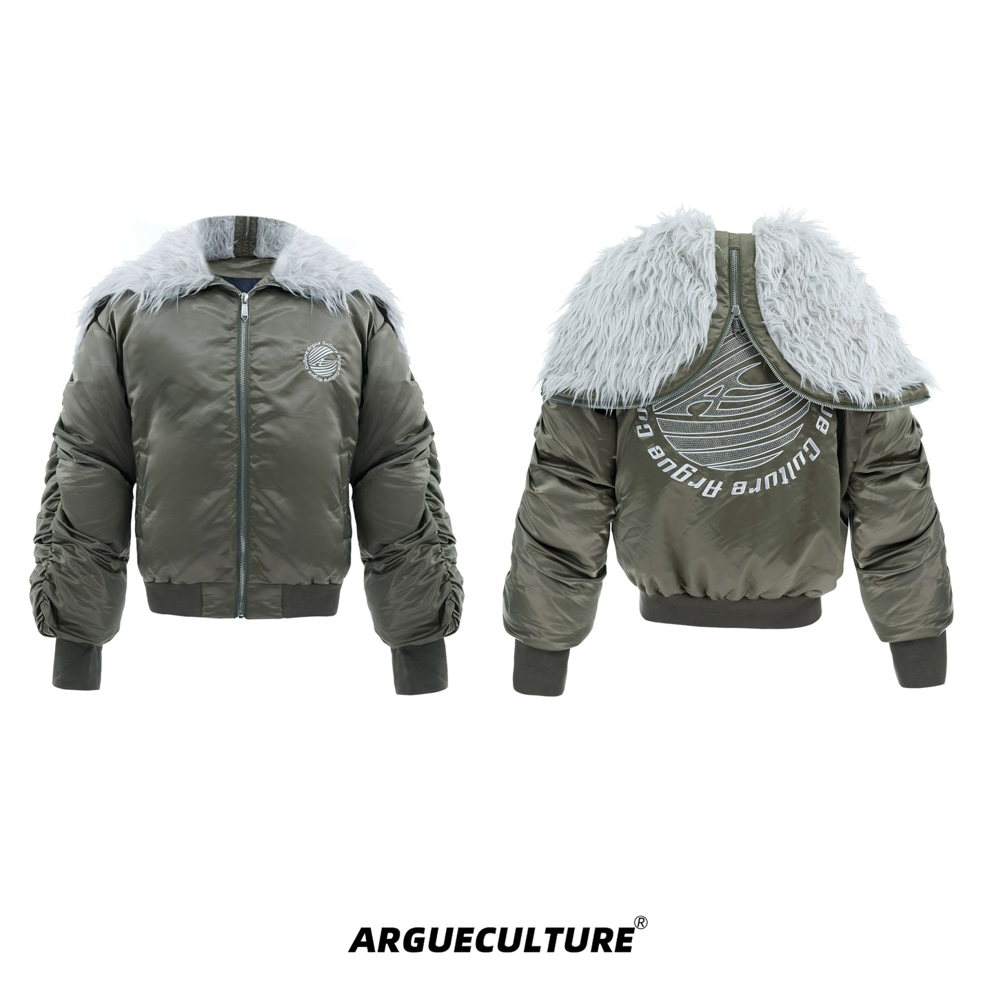 Fake Fur Hooded Oversize Puffer Jacket WN10883