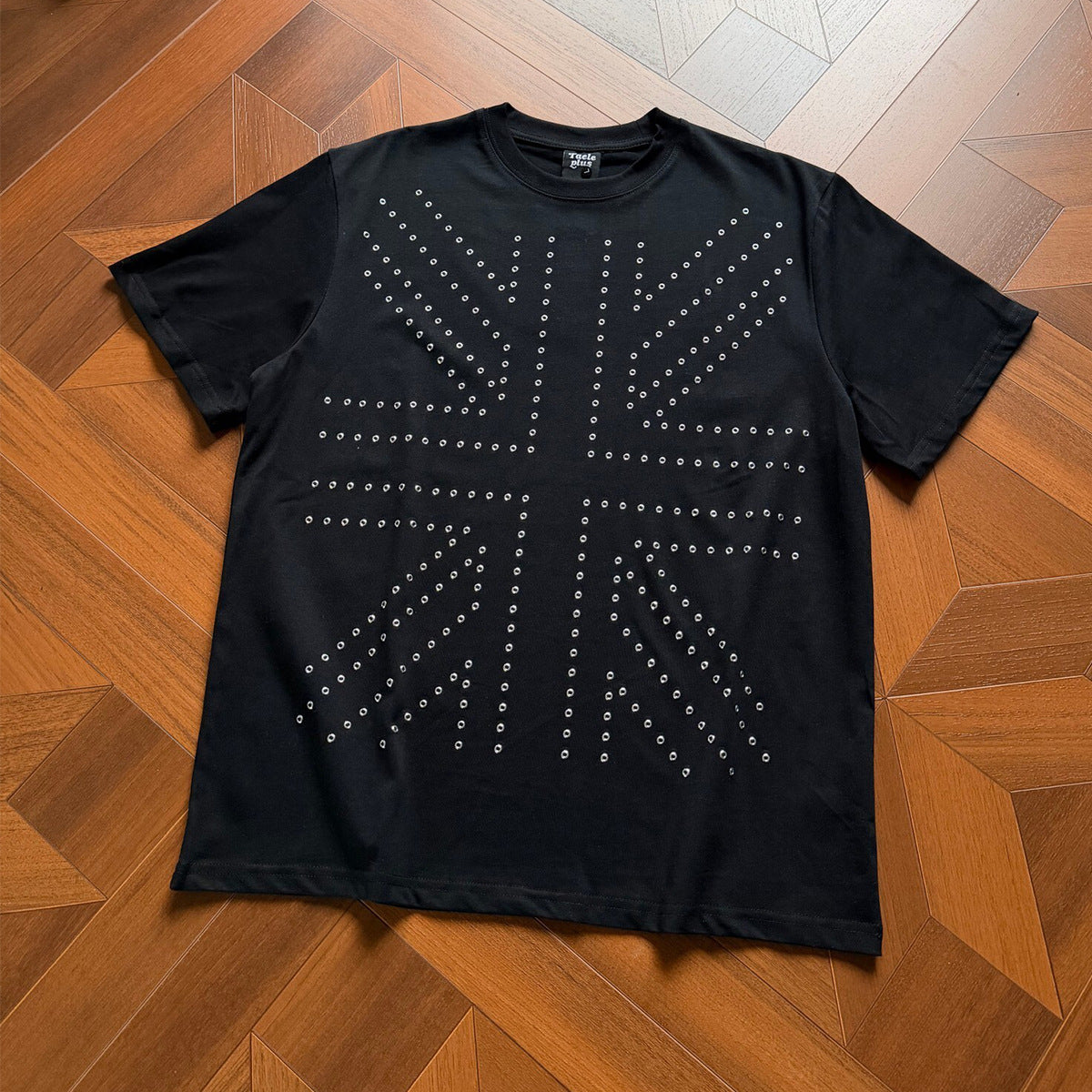 Studs Cross Short Sleeve T-Shirt WN25538