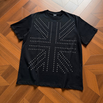 Studs Cross Short Sleeve T-Shirt WN25538
