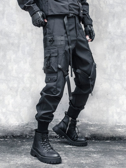 Tactical Multi-Pocket Cuffed Cargo Pants WN22468