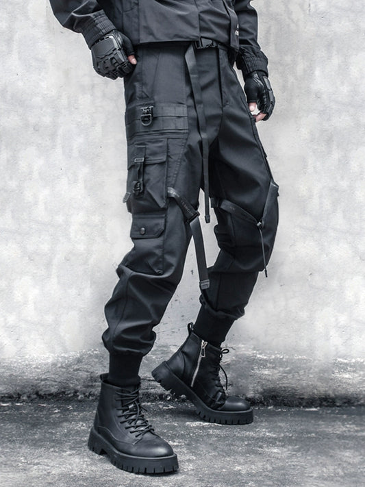 Tactical Multi-Pocket Cuffed Cargo Pants WN22468