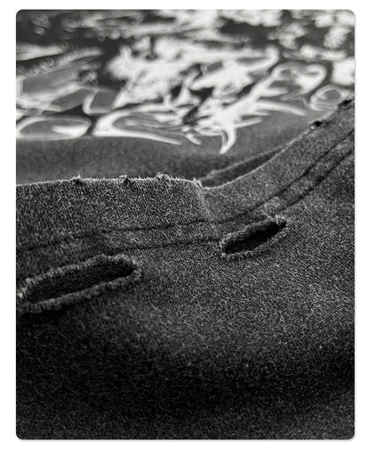 Damage Washed Snake Print Oversize Short Sleeve T-Shirt WN16278