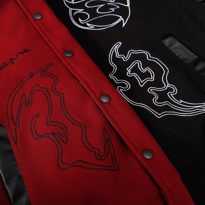 Graffiti Embroidery Baseball Jacket WN11133