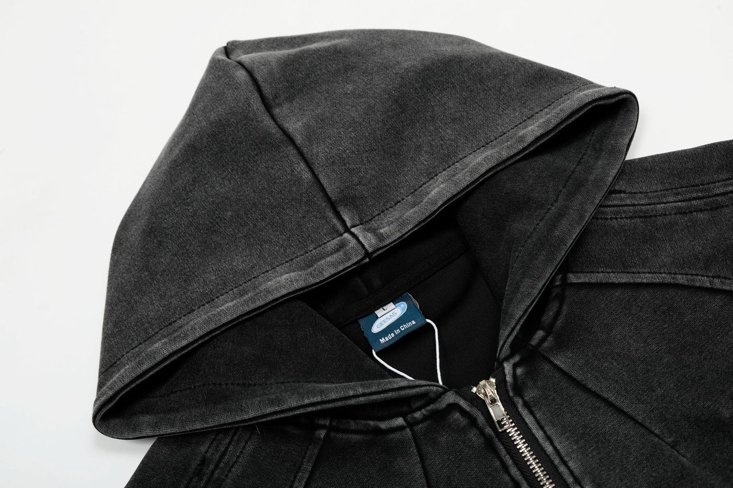 Heavyweight Washed Zipper Hoodie WN25707