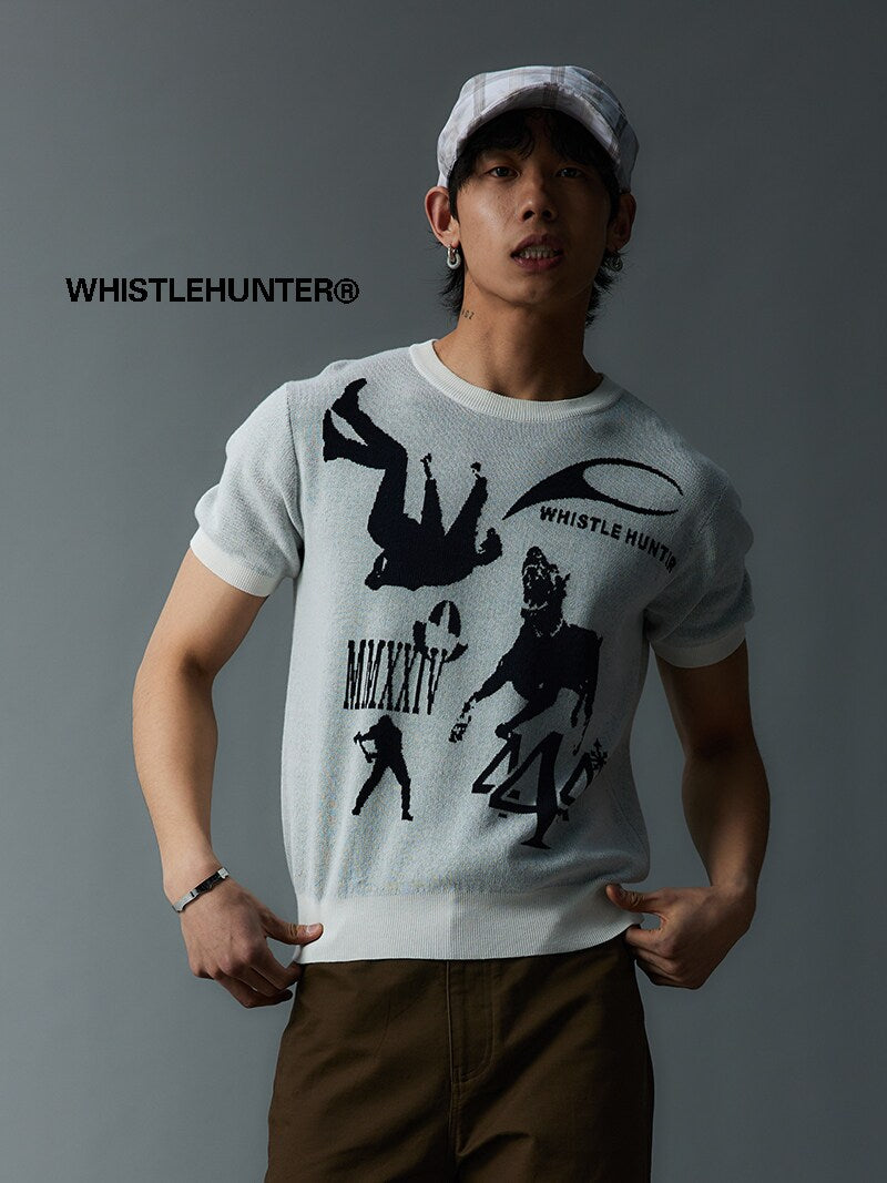 Soft-Touch Blend Skin-Friendly Multi-Pattern Knit T-shirt WN26700