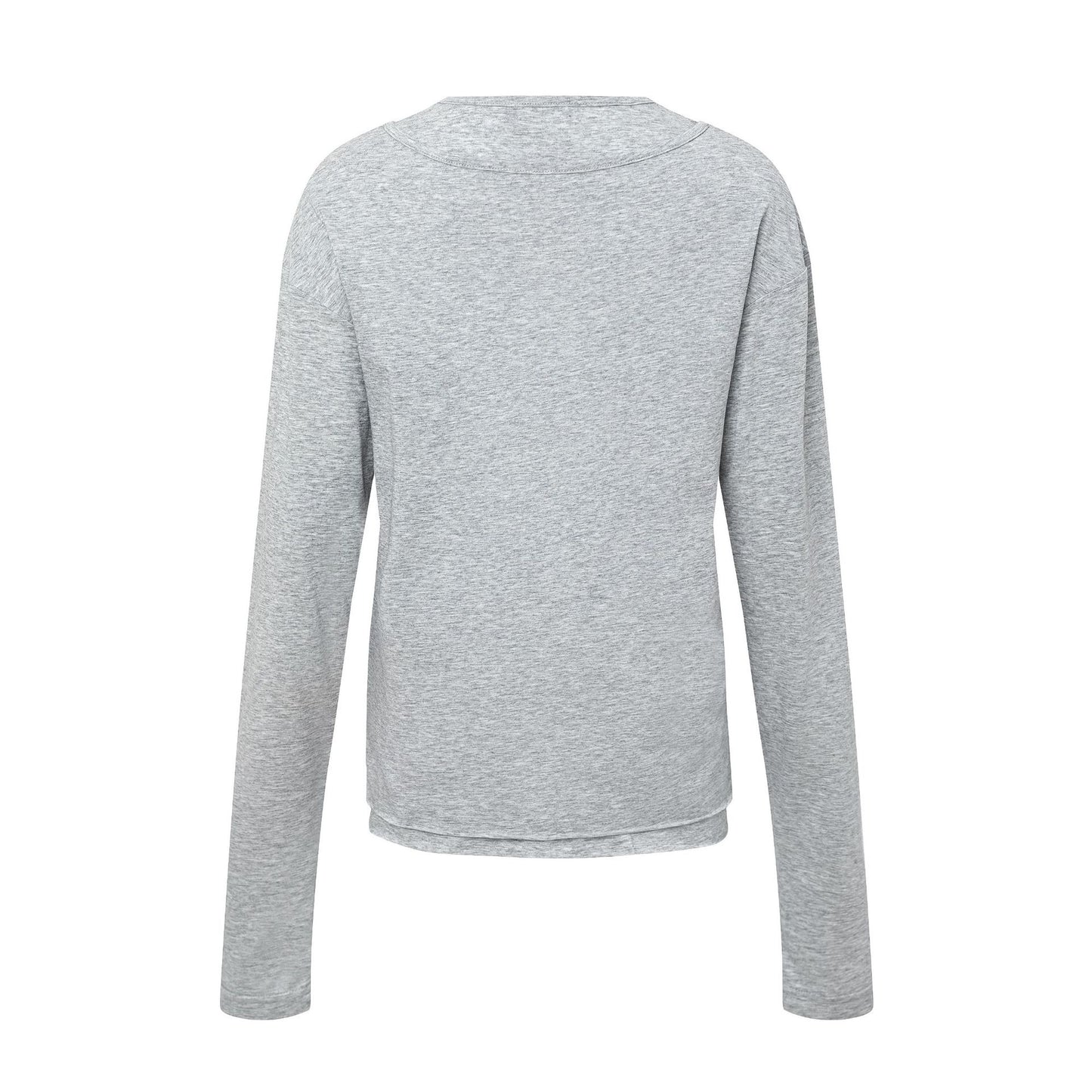 Deconstruction Pleats Long Sleeve T-Shirt WN26122