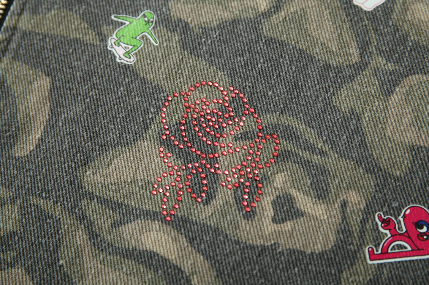 Patchwork Graffiti Camouflage Jacket WN12999