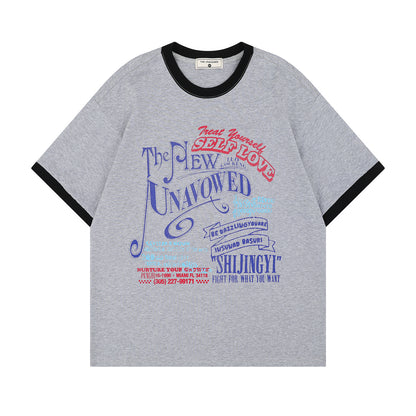 Letter Ringer Short Sleeve T-Shirt WN26778